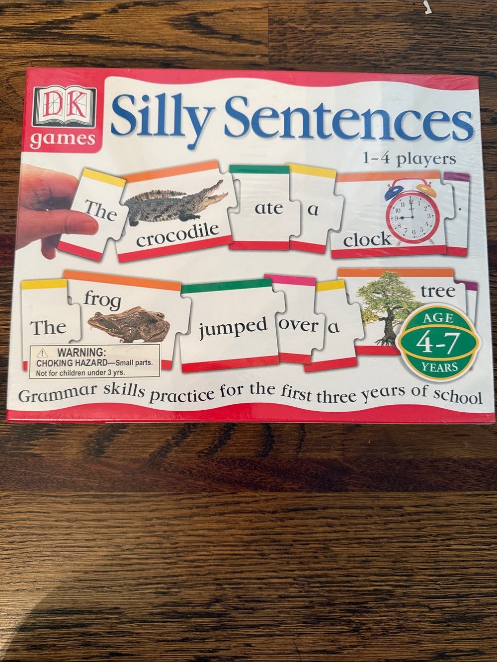 Brand new not opened - Silly Sentences Grammar Game - Red/White
